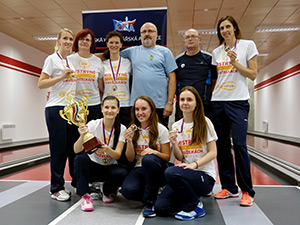 Družstvo žen KK Slovan Rosice – Final Four Poháru ČKA 2019